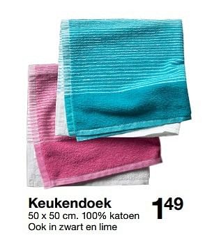 Aanbiedingen Keukendoek - Huismerk - Zeeman  - Geldig van 04/04/2015 tot 27/06/2015 bij Zeeman
