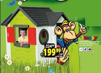 Aanbiedingen Smoby mijn huis - Smoby - Geldig van 18/04/2015 tot 03/05/2015 bij ToyChamp