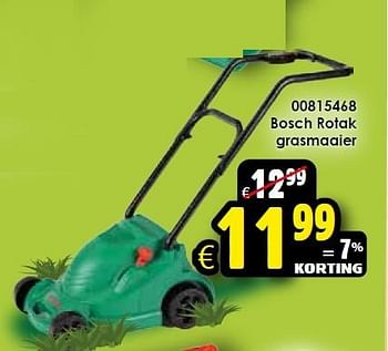 Aanbiedingen Bosch rotak grasmaaier - Theo Klein - Geldig van 18/04/2015 tot 03/05/2015 bij ToyChamp