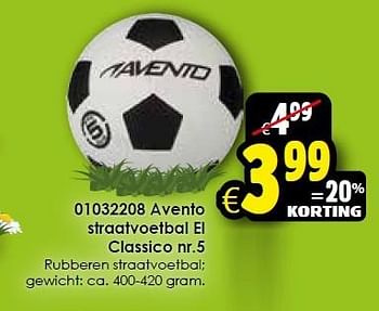 Aanbiedingen Avento straatvoetbal el classico nr.5 - Avento - Geldig van 18/04/2015 tot 03/05/2015 bij ToyChamp