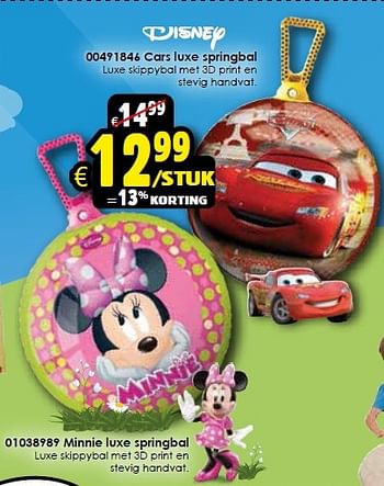 Aanbiedingen Minnie luxe springbal - Disney - Geldig van 18/04/2015 tot 03/05/2015 bij ToyChamp