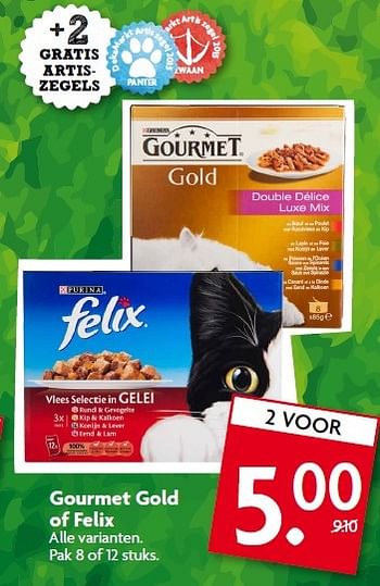 Aanbiedingen Gourmet gold of felix - Gourmet - Geldig van 05/04/2015 tot 11/04/2015 bij Deka Markt