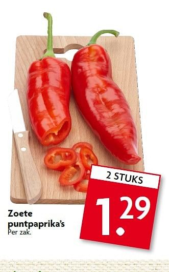 Aanbiedingen Zoete puntpaprika`s - Huismerk - Deka Markt - Geldig van 05/04/2015 tot 11/04/2015 bij Deka Markt