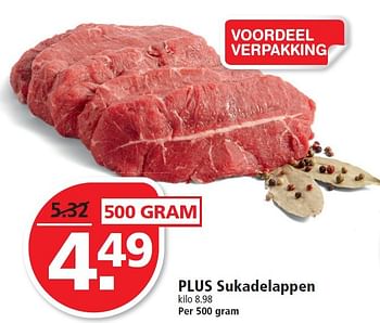 Aanbiedingen Plus sukadelappen - Huismerk - Plus - Geldig van 05/04/2015 tot 11/04/2015 bij Plus