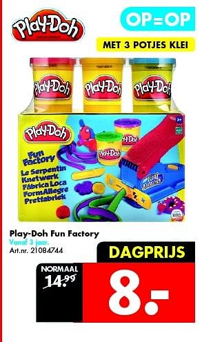 Aanbiedingen Play-doh fun factory - Play-Doh - Geldig van 04/04/2015 tot 19/04/2015 bij Bart Smit