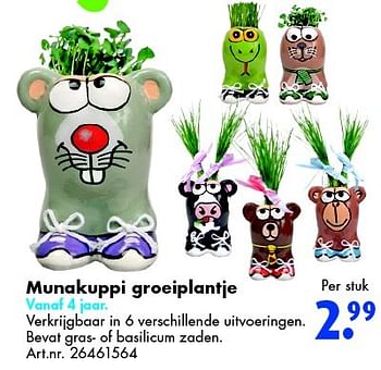 Aanbiedingen Munakuppi groeiplantje - Huismerk - Bart Smit - Geldig van 04/04/2015 tot 19/04/2015 bij Bart Smit