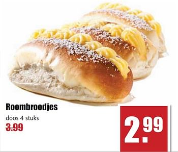 Aanbiedingen Roombroodjes - Huismerk - MCD Supermarkten - Geldig van 07/04/2015 tot 11/04/2015 bij MCD Supermarkten