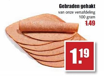 Aanbiedingen Gebraden gehakt - Huismerk - MCD Supermarkten - Geldig van 07/04/2015 tot 11/04/2015 bij MCD Supermarkten