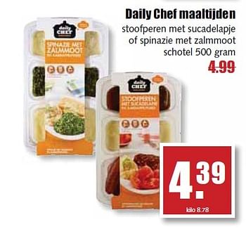 Aanbiedingen Daily chef maaltijden - Daily chef - Geldig van 07/04/2015 tot 11/04/2015 bij MCD Supermarkten