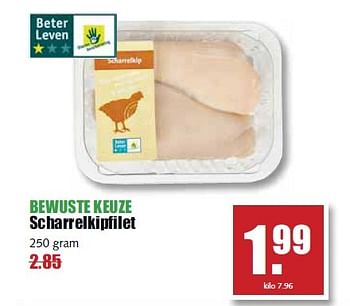 Aanbiedingen Scharrelkipfilet - Huismerk - MCD Supermarkten - Geldig van 07/04/2015 tot 11/04/2015 bij MCD Supermarkten