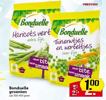 Aanbiedingen Bonduelle groenten - Bonduelle - Geldig van 07/04/2015 tot 12/04/2015 bij Coop