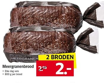 Aanbiedingen Meergranenbrood - Huismerk - Lidl - Geldig van 06/04/2015 tot 12/04/2015 bij Lidl