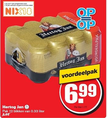Aanbiedingen Hertog jan - Hertog Jan - Geldig van 08/04/2015 tot 14/04/2015 bij Hoogvliet