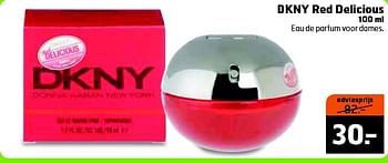 Aanbiedingen Dkny red delicious - DKNY - Geldig van 07/04/2015 tot 12/04/2015 bij Trekpleister