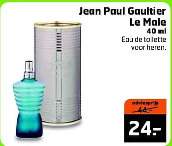 Aanbiedingen Jean paul gaultier le male - Jean Paul Gaultier - Geldig van 07/04/2015 tot 12/04/2015 bij Trekpleister