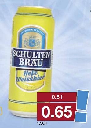 Aanbiedingen Hefe weissbier - Schulten Brau - Geldig van 08/04/2015 tot 14/04/2015 bij Aldi