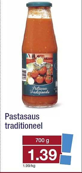 Aanbiedingen Pastasaus traditioneel - Huismerk - Aldi - Geldig van 08/04/2015 tot 14/04/2015 bij Aldi