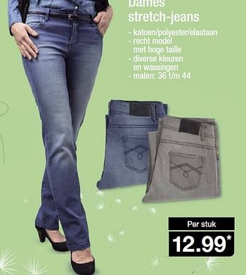 Aanbiedingen Dames stretch-jeans - Huismerk - Aldi - Geldig van 08/04/2015 tot 14/04/2015 bij Aldi