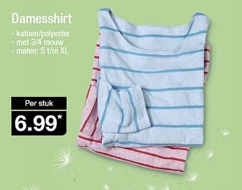 Aanbiedingen Damesshirt - Huismerk - Aldi - Geldig van 08/04/2015 tot 14/04/2015 bij Aldi