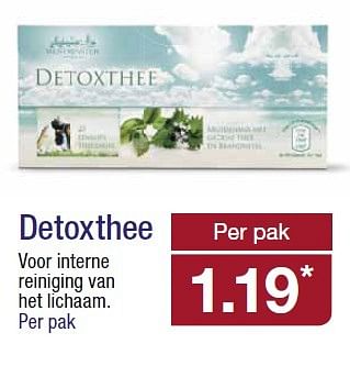 Aanbiedingen Detoxthee - Huismerk - Aldi - Geldig van 08/04/2015 tot 14/04/2015 bij Aldi