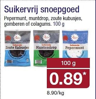 Aanbiedingen Suikervrij snoepgoed - Huismerk - Aldi - Geldig van 08/04/2015 tot 14/04/2015 bij Aldi