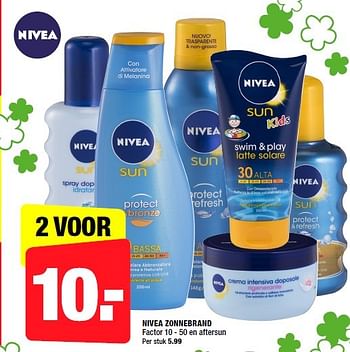 Aanbiedingen Nivea zonnebrand - Nivea - Geldig van 06/04/2015 tot 19/04/2015 bij Big Bazar