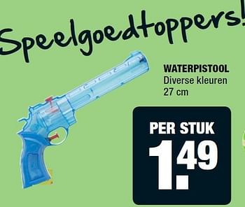 Aanbiedingen Waterpistool - Huismerk - Big Bazar - Geldig van 06/04/2015 tot 19/04/2015 bij Big Bazar