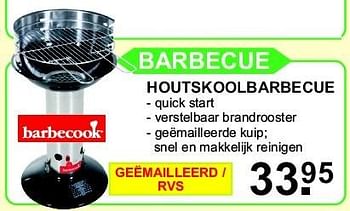 Aanbiedingen Houtskoolbarbecue - Barbecook - Geldig van 13/04/2015 tot 03/05/2015 bij Van Cranenbroek