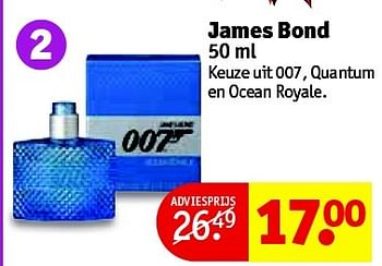 Aanbiedingen James bond - James Bond - Geldig van 07/04/2015 tot 19/04/2015 bij Kruidvat