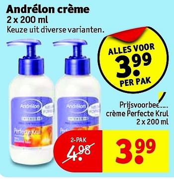 Aanbiedingen Andrélon crème - Andrelon - Geldig van 07/04/2015 tot 19/04/2015 bij Kruidvat
