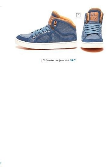 Aanbiedingen Sneaker met jeans look - Huismerk - Dolcis - Geldig van 06/04/2015 tot 03/05/2015 bij Dolcis