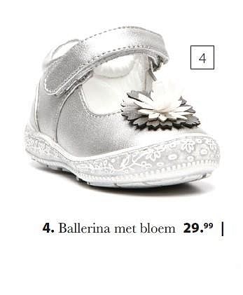 Aanbiedingen Ballerina met bloem - Huismerk - Dolcis - Geldig van 06/04/2015 tot 03/05/2015 bij Dolcis