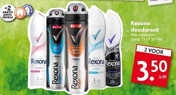 Aanbiedingen Rexona deodorant - Rexona - Geldig van 12/04/2015 tot 18/04/2015 bij Deka Markt