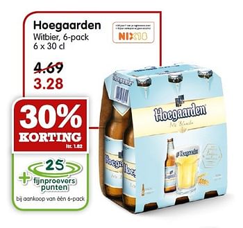 Aanbiedingen Hoegaarden witbier, 6-pack - Hoegaarden - Geldig van 12/04/2015 tot 18/04/2015 bij Em-té