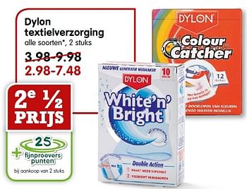 Aanbiedingen Dylon textielverzorging - Dylon - Geldig van 12/04/2015 tot 18/04/2015 bij Em-té