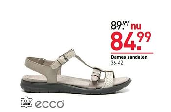 Aanbiedingen Dames sandalen - Ecco - Geldig van 13/04/2015 tot 26/04/2015 bij Scapino