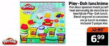 Aanbiedingen Play-doh lunchtime - Play-Doh - Geldig van 28/10/2014 tot 09/11/2014 bij Trekpleister