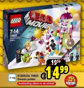 Aanbiedingen Dwaas paleis - Lego - Geldig van 06/12/2014 tot 14/12/2014 bij ToyChamp