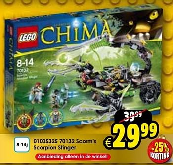 Aanbiedingen Scorm`s scorpion stinger - Lego - Geldig van 06/12/2014 tot 14/12/2014 bij ToyChamp
