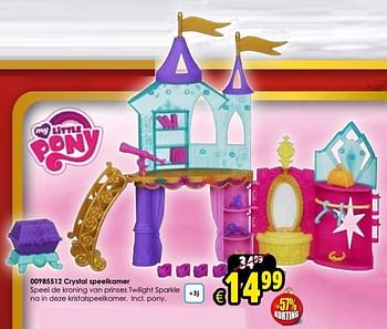 Aanbiedingen Crystal speelkamer - My Little Pony - Geldig van 06/12/2014 tot 14/12/2014 bij ToyChamp