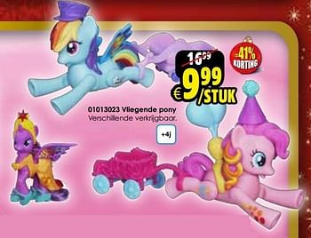 Aanbiedingen Vliegende pony - My Little Pony - Geldig van 06/12/2014 tot 14/12/2014 bij ToyChamp
