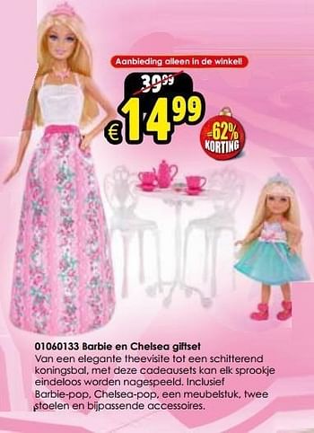 Aanbiedingen Barbie en chelsea giftset - Mattel - Geldig van 06/12/2014 tot 14/12/2014 bij ToyChamp