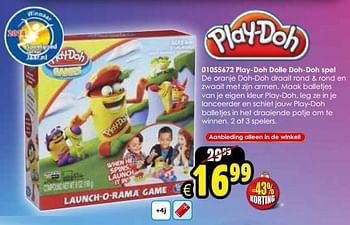 Aanbiedingen Play-doh dolle doh-doh spel - Play-Doh - Geldig van 06/12/2014 tot 14/12/2014 bij ToyChamp