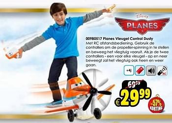 Aanbiedingen Planes vleugel control dusty - Disney - Geldig van 06/12/2014 tot 14/12/2014 bij ToyChamp