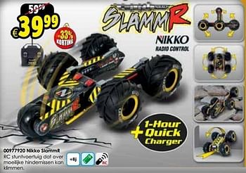 Aanbiedingen Nikko slammr - Nikko - Geldig van 06/12/2014 tot 14/12/2014 bij ToyChamp