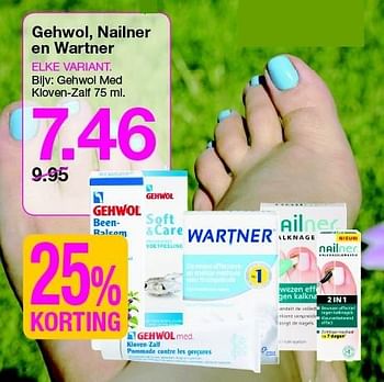 Aanbiedingen Gehwol, nailner en wartner - Wartner - Geldig van 13/04/2015 tot 19/04/2015 bij da