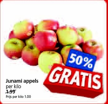 Aanbiedingen Junami appels - Junami - Geldig van 13/04/2015 tot 19/04/2015 bij Jan Linders