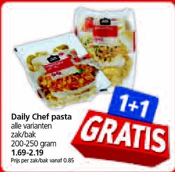 Aanbiedingen Daily chef pasta - Daily chef - Geldig van 13/04/2015 tot 19/04/2015 bij Jan Linders