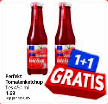 Aanbiedingen Perfekt tomatenketchup - Perfekt - Geldig van 13/04/2015 tot 19/04/2015 bij Jan Linders