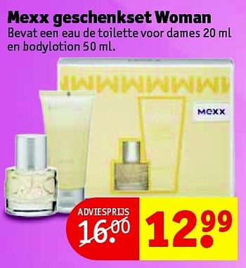 Aanbiedingen Mexx geschenkset woman - Mexx - Geldig van 14/04/2015 tot 19/04/2015 bij Kruidvat